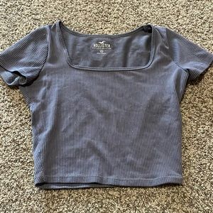 Hollister cropped ribbed tee